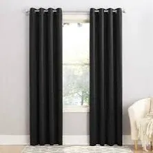 Sun Zero 54-in Taupe Blackout Interlined Grommet Single Curtain Panel