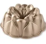 Magnolia Cast Aluminum Bundt Pan 10 Cup Toffee