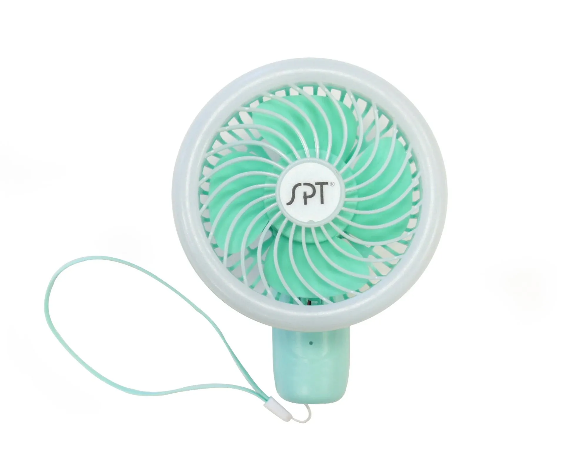 SPT SF-007G: Personal Hand-Held Fan – Green