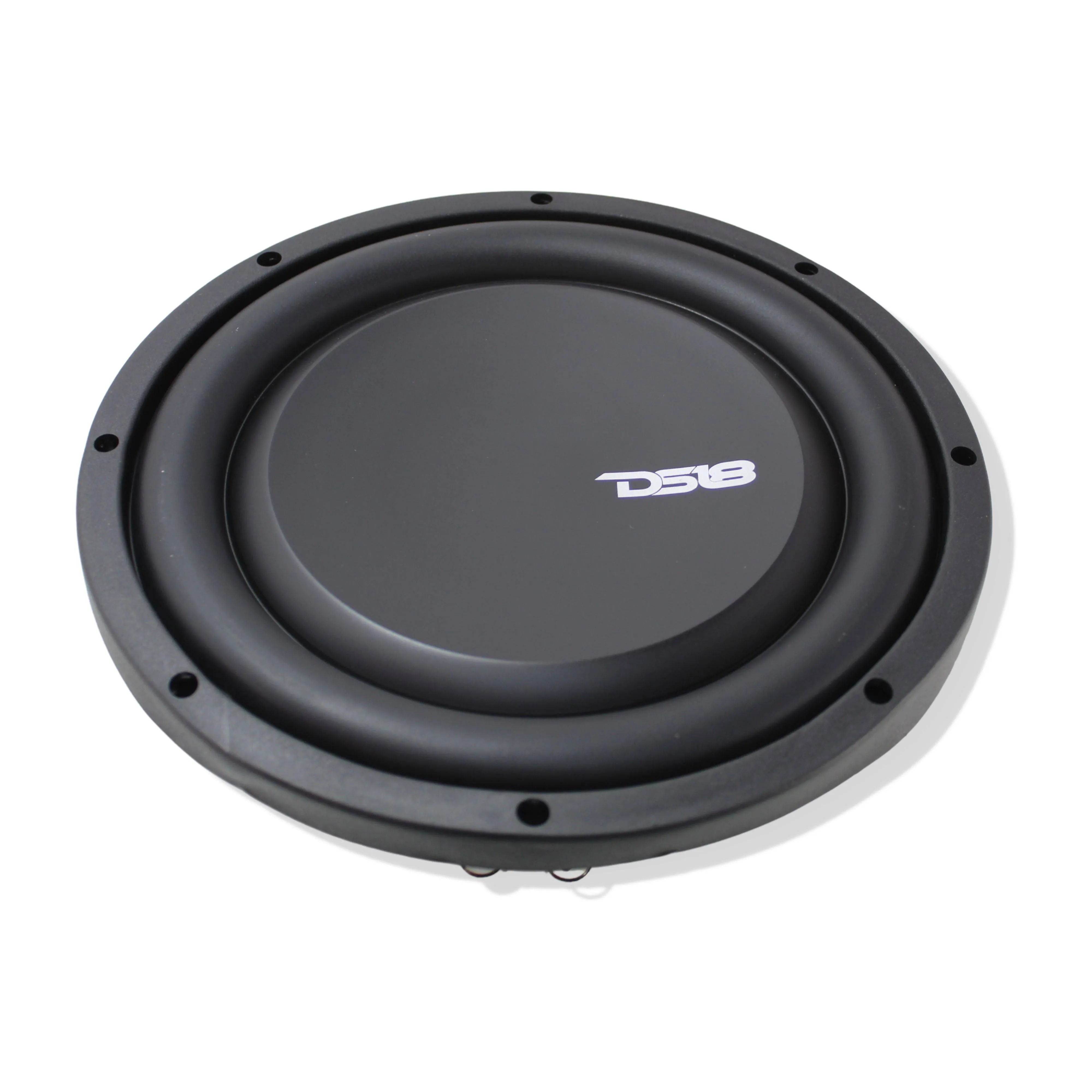 DS18 PS Shallow-Mount Water Resistant Subwoofer 500 Watts RMS DVC 4-Ohm, Black, 10"