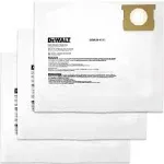 DeWalt Fine Dust Filter Bag 3 Pack For Wet/Dry Vacuum DXVA19-4111 Genuine OEM