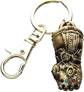 Marvel Avengers Infinity War Thanos' Infinity Gauntlet 3D Metal Key Chain