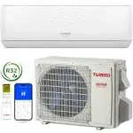 TURBRO 12,000 BTU Ductless Mini Split Inverter AC with Heat Pump, 17 SEER2, 230V, WiFi-Enabled, Cools up to 750 Sq.Ft, Finnmark Series