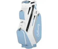 Callaway Women's 2024 Org 14 Cart Bag, White/Glacier