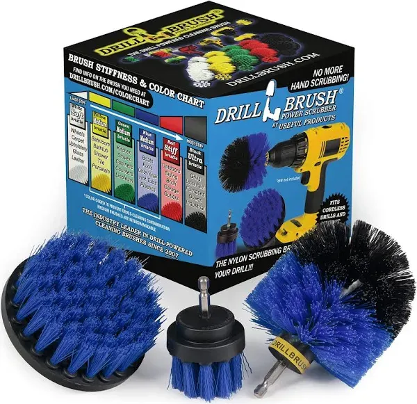 Drill Brush Boat Accessories – Kayak Cleaning Kit – Boat Drill Brush Set - Marin