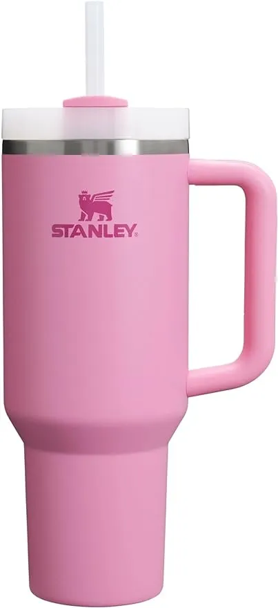 Stanley Quencher H2.0 FlowState Vakuumisolierter Becher aus Edelstahl mit Deckel und Strohhalm für Wasser, Eistee oder Kaffee