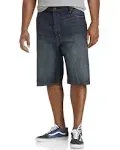 Levi’s 569 Shorts Mens\u205f44 Blue Dark Wash Denim Loose Straight Fit Pockets (1365)