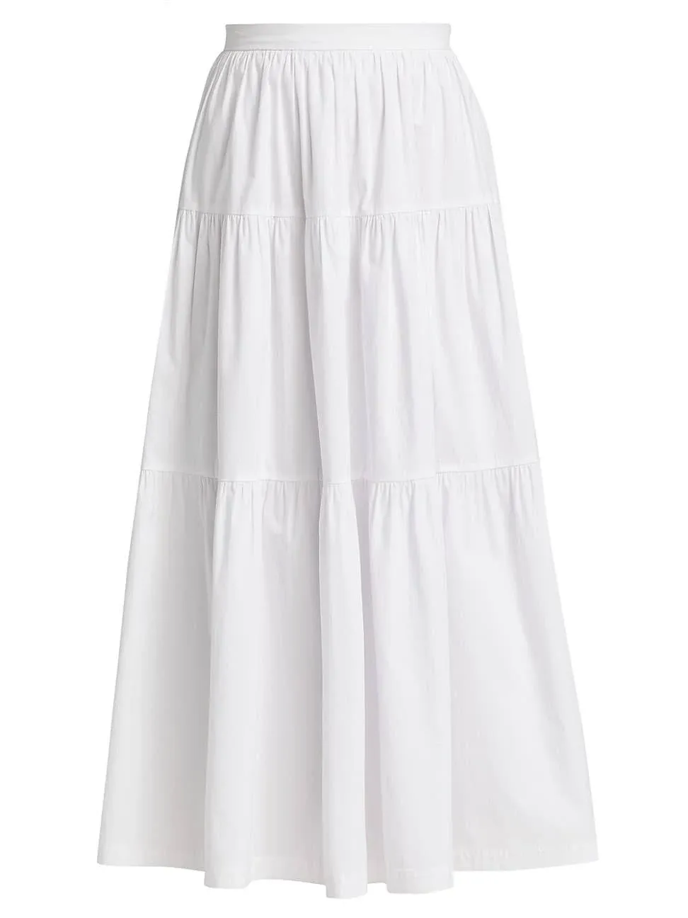 Staud White Sea Skirt