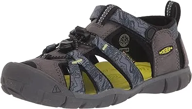 Keen Kids' Seacamp II CNX Sandal - 8 - Magnet / Evening Primrose