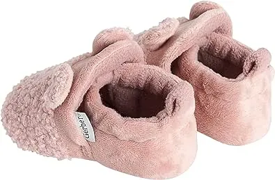 Gerber Baby Cozy Booties - Pink - 0-3 Months