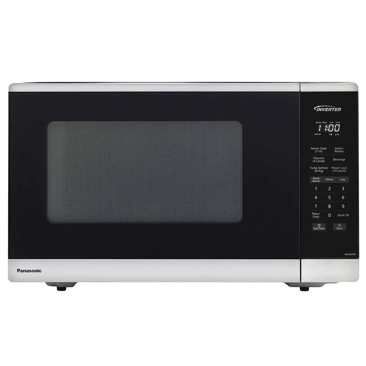 Panasonic Countertop 1.3 Cu ft Microwave Oven (Silver)