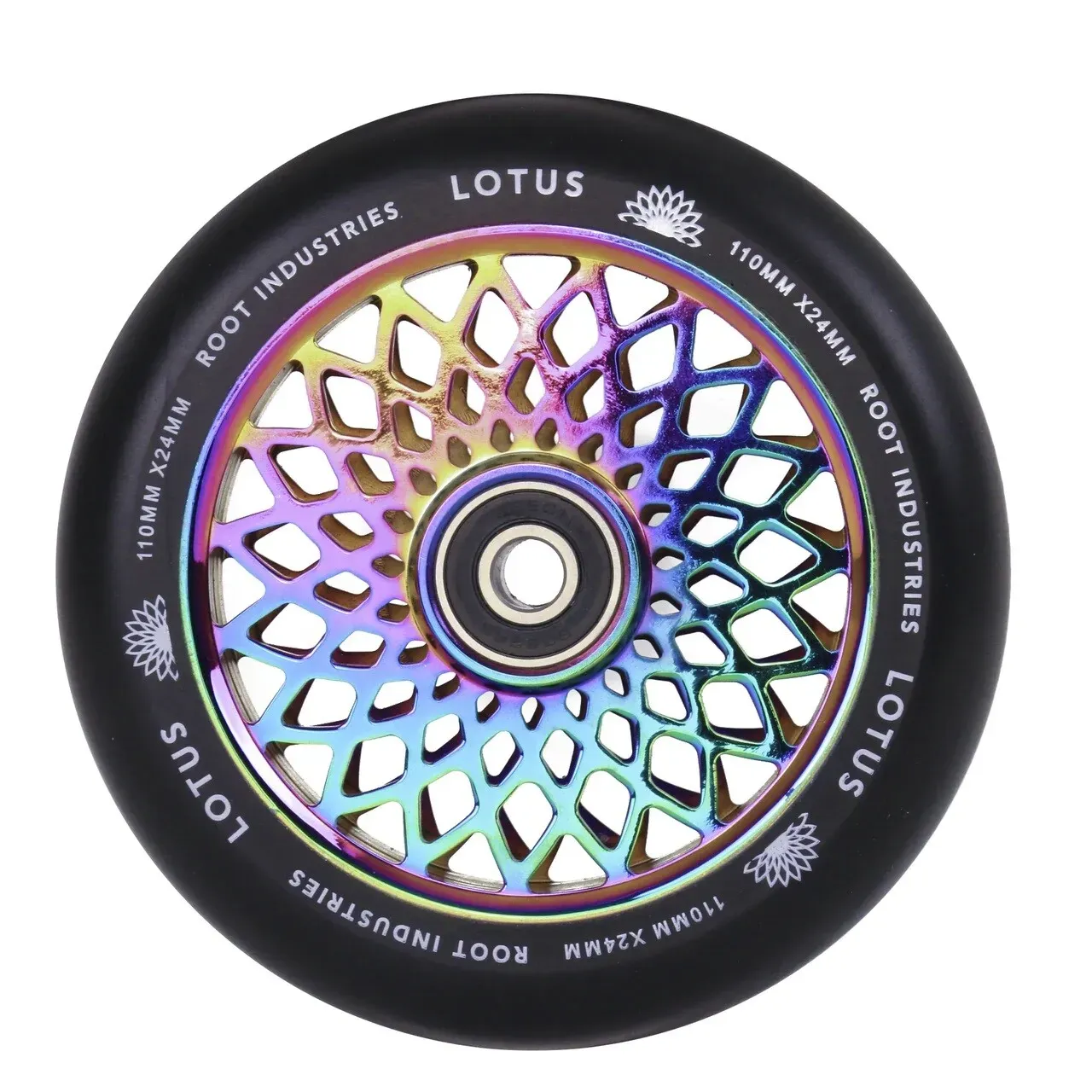 Root Industries - 110mm x 24mm Lotus Wheels Green