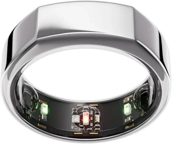 Oura Ring Gen3 - Heritage - Size 8 - Silver