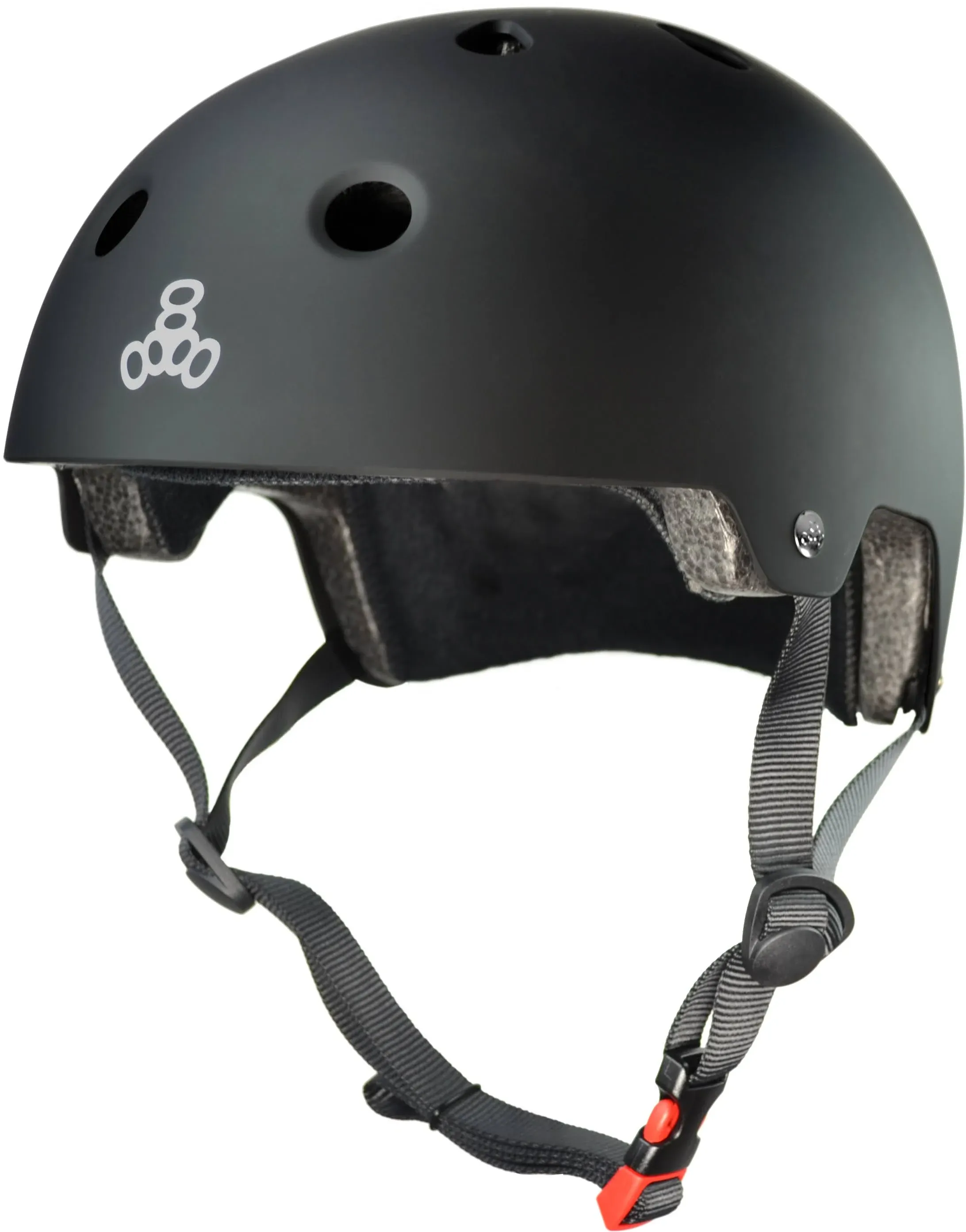 HELMET TRIPLE8 DUAL CERT w/EPS LG-XL ALL-BK