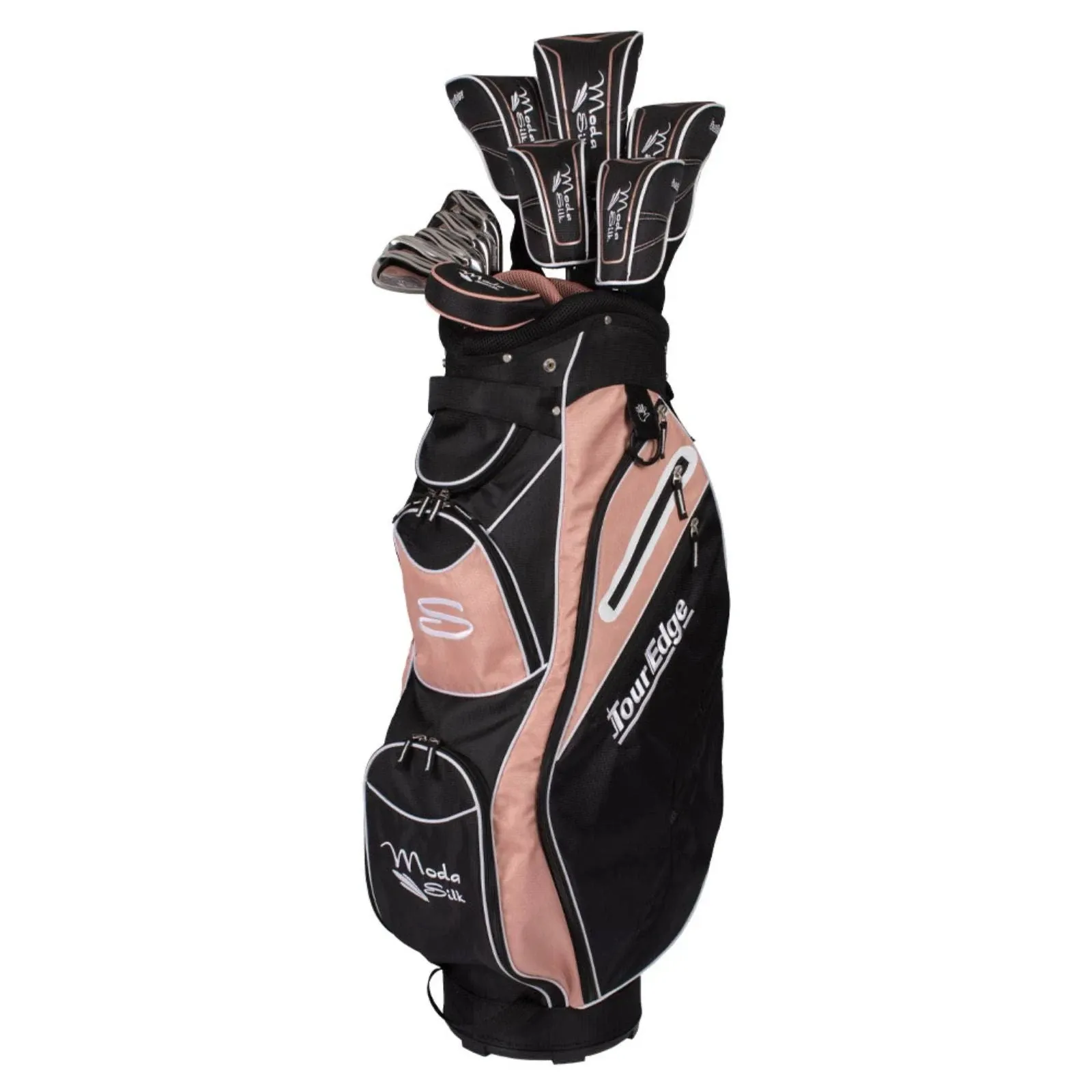 Tour Edge Moda Silk Womens Golf Set Black Rose Gold RH