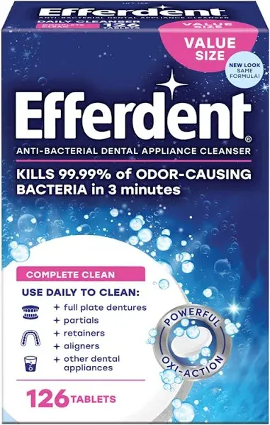 Efferdent Denture Cleanser