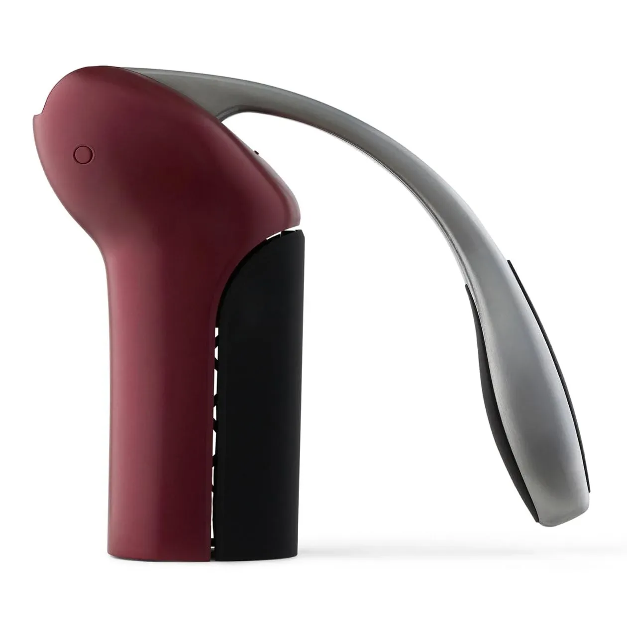 Rabbit Vertical Lever Corkscrew with Foil Cutter, Merlot - Red