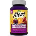 Nature's Way Alive! Women’s 50+ Gummy Multivitamins, Supports Multiple Body Systems, Supports Cellular Energy, B-Vitamins, Gluten-Free, Vegetarian, Mixed Berry Flavored, 130 Gummies