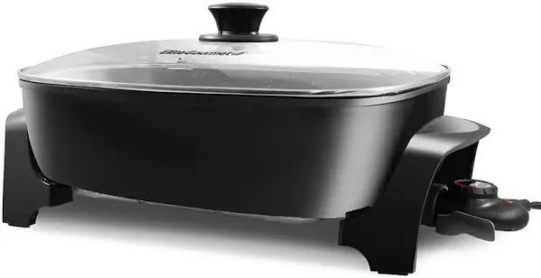 Elite Gourmet-8-Quar<wbr/>t Jumbo Electric Skillet Sear, Grill, Roast, and Stew