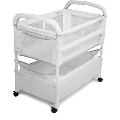 Arm's Reach Clear-Vue Co-Sleeper Bassinet - White