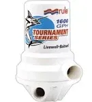 Rule 209FDP Tournament Series 1600 GPH Livewell Pump Dual Port