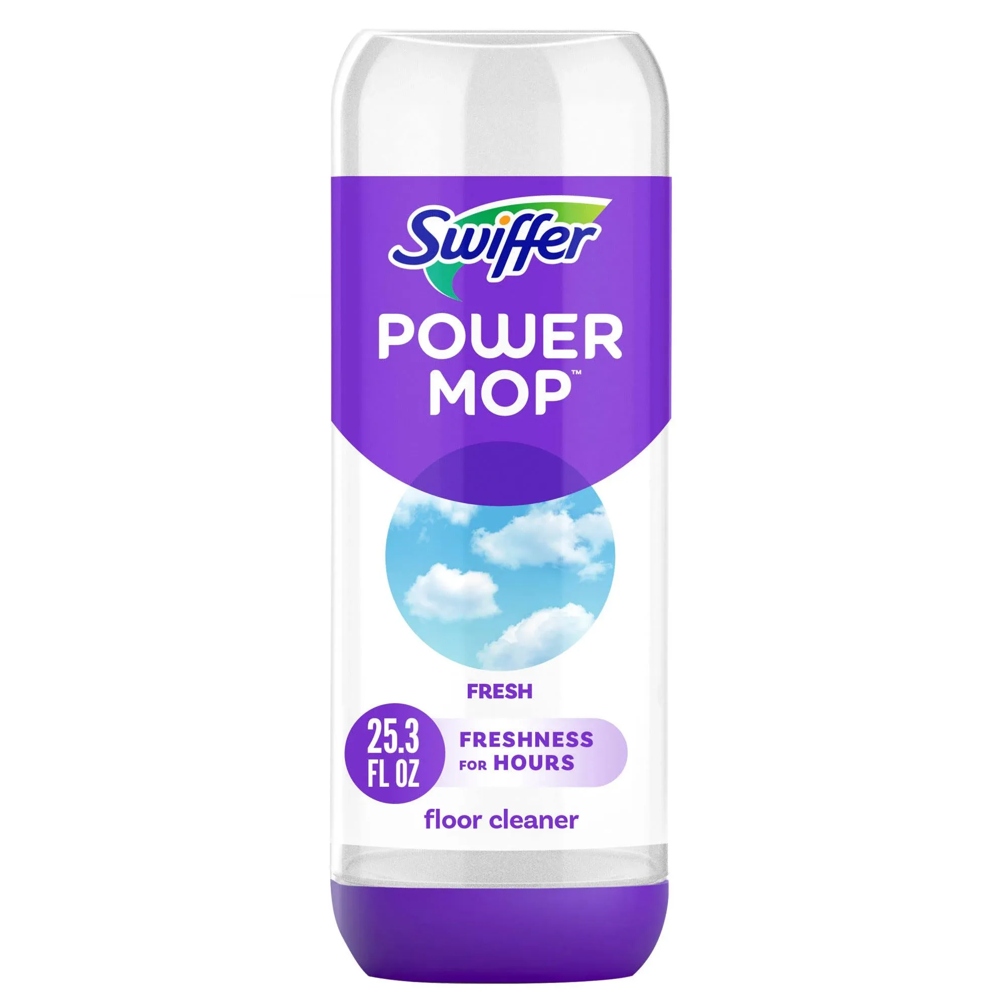 Swiffer PowerMop Floor Cleaning Solution, Lavender, 25.3 oz, 2 Pack