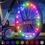 Activ Life LED Bicycle Wheel Lights 1 Tire, Multicolor Best Xmas Gifts for Kids