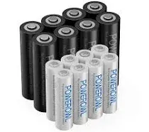 Powerowl AA AAA Rechargeable Batteries