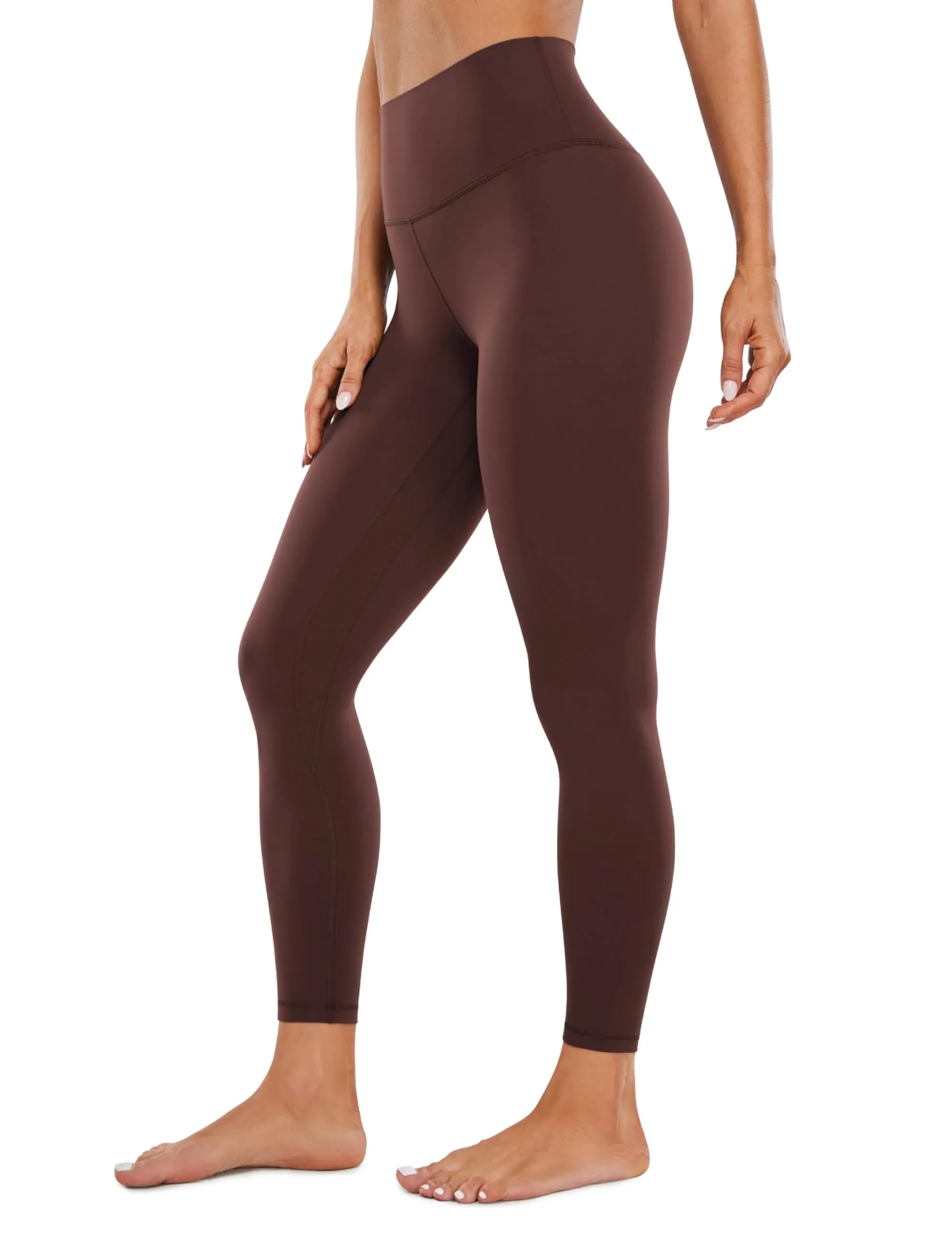 CRZ YOGA Womens Butterluxe High Waisted Yoga Leggings 25" - Double Seamed Buttery Soft Comfy Athletic Gym Workout Pants