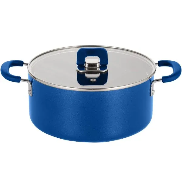 NutriChef Non-Stick Casserole with Lid - Non-Stick Stylish Kitchen Cookware with ...