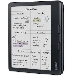 Kobo Libra Colour | eReader | 7" Glare-Free Colour E Ink Kaleido 3 Display | Dark Mode Option | Audiobooks | Waterproof