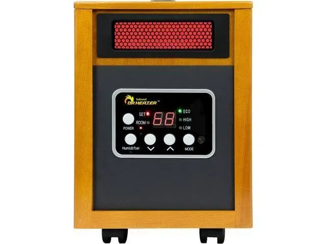 Dr. Infrared Heater Portable Space Heater with Humidifier, 1500-Watt