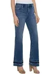 Liverpool Women's Lucy Bootcut Let Down Hem Jean