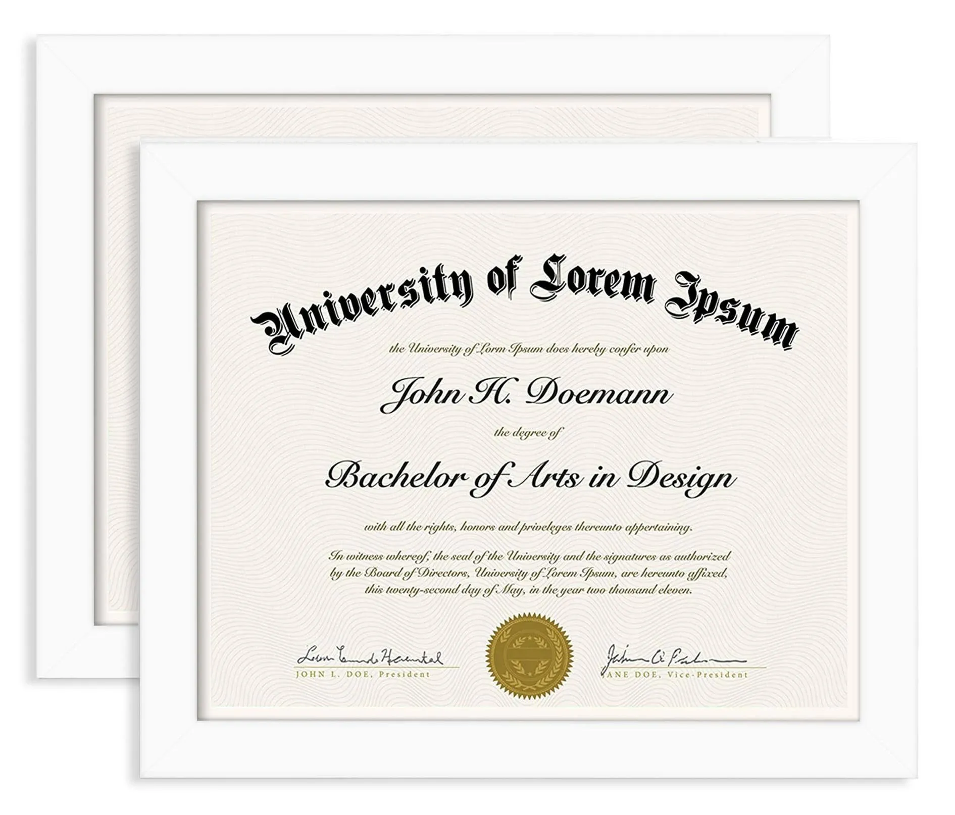 Americanflat Diploma Frame 2-Pack