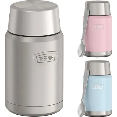 Thermos 24 oz. Icon Vacuum Insulated Stainless Steel Food Jar w/ Spoon