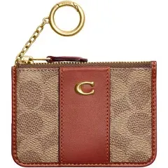 Coach Women's Signature Canvas Essential Mini Id Card Case