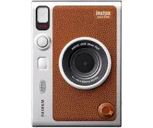 Fujifilm Instax mini Evo Instant Camera - Brown