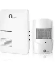 1 by one Driveway Alarm 1byone Motion Sensor Alarm Home Security Alarm System with 1