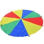 Sonyabecca Parachute for Kids 6' with 9 Handles Game Toy for Kids Play