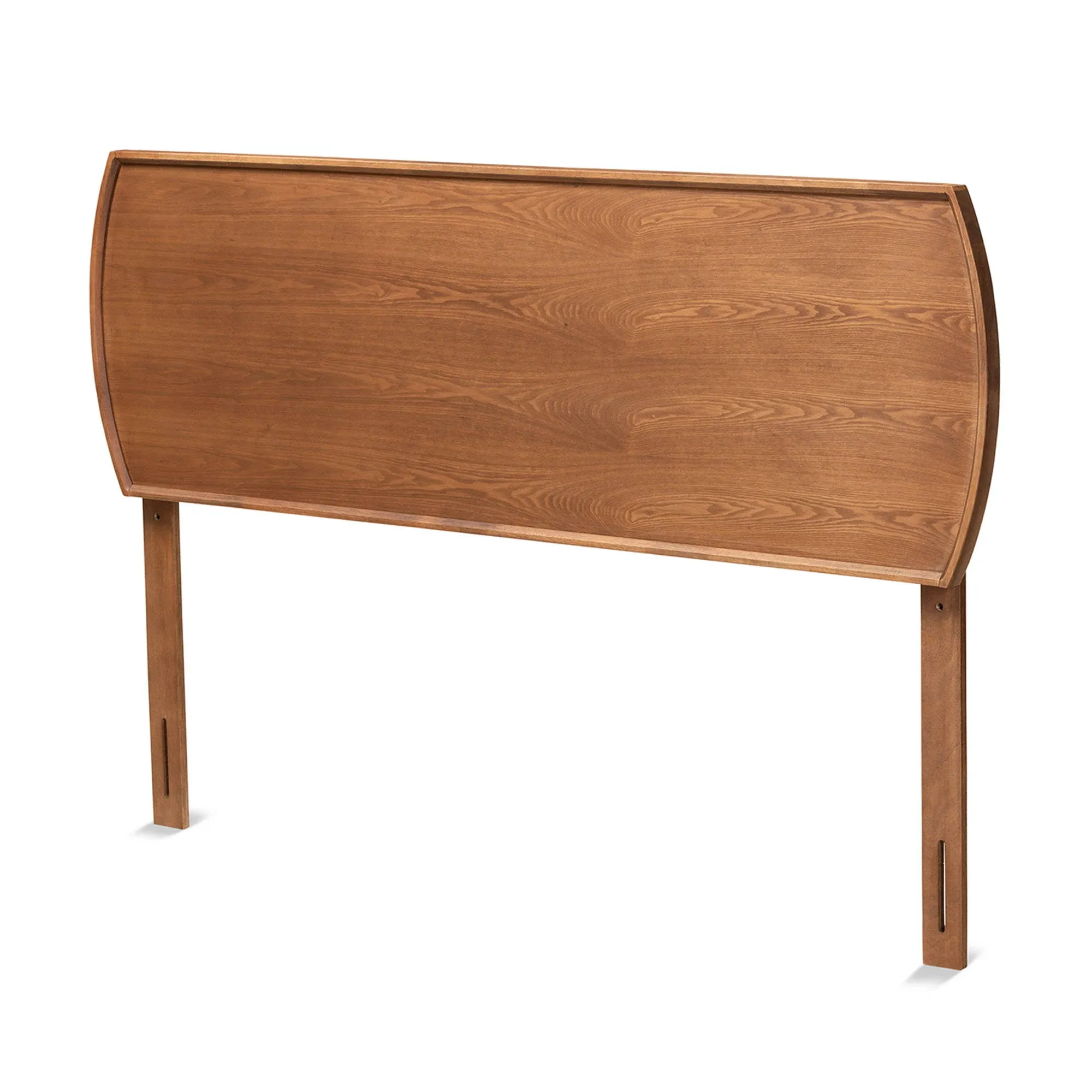 Laurien Mid-Century Modern Ash Walnut Finished Wood King Size Headboard | Baxton ...