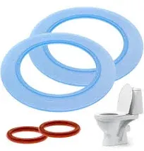 2-Pack of American Standard-Compatible Canister Flush Valve Seal Kit Replacements For Toilets