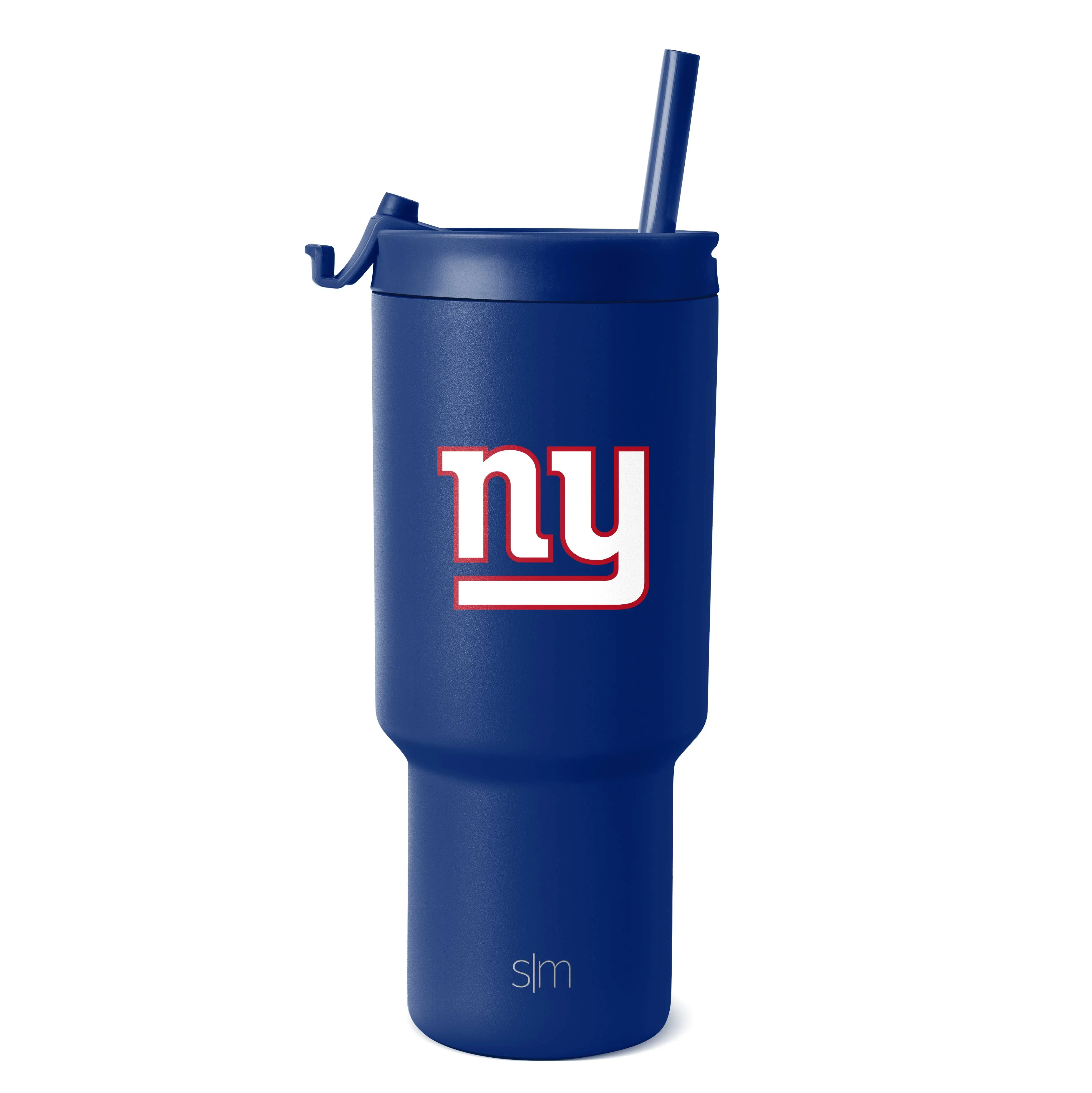 Simple Modern Officially Licensed NFL 30 oz Tumbler with Flip Lid and Straws | Insulated Cup Stainless Steel | Gifts for Men Women | New York Giants