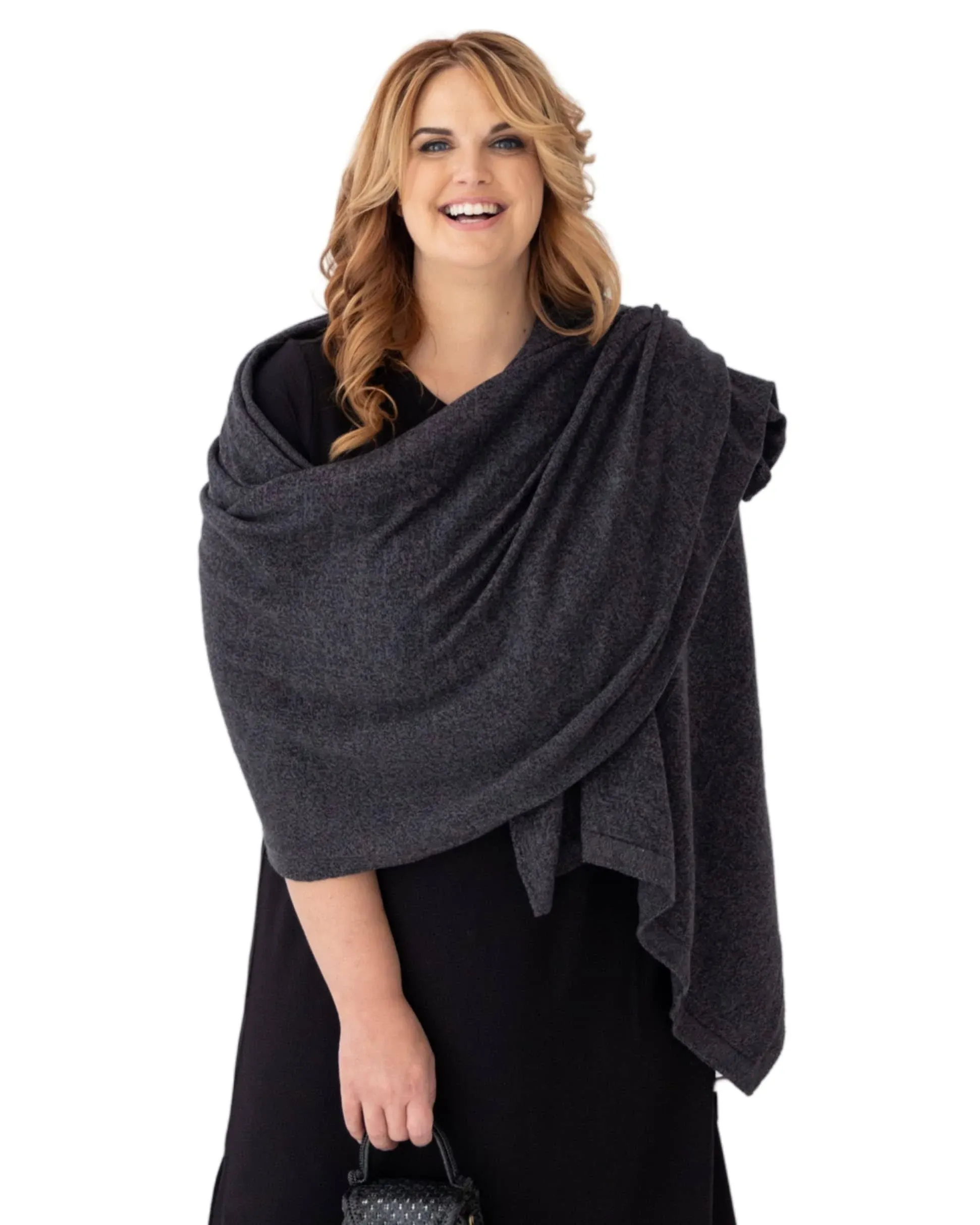 Zestt Organics The Dreamsoft Travel Scarf - Graphite