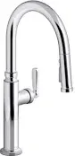 Edalyn by Studio McGee Pull-Down Kitchen Sink Faucet with Three-Function Sprayhead Polished Chrome