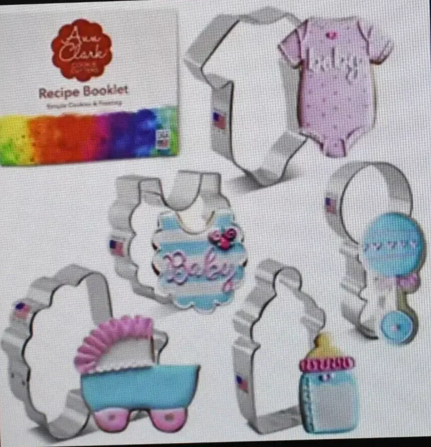 Ann Clark Baby Shower Cookie Cutter Set