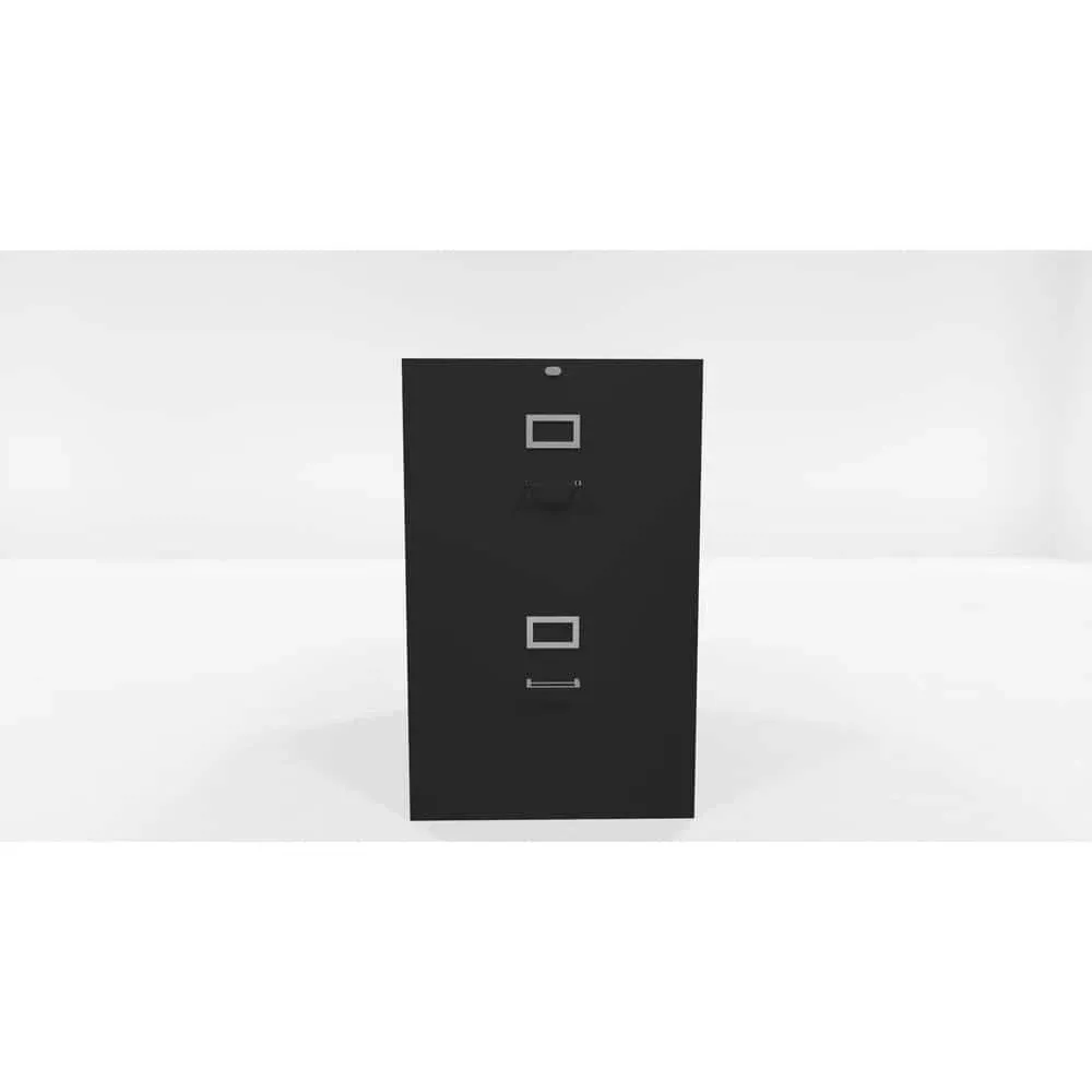 HON 510 Series Two-Drawer Full-Suspension File Legal 29H x25d Black