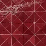 Bedrosians Zagora Triangle Glossy Zellige Mosaic Tile Tile