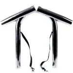 Amarine Made Silver Highly Polished Stainless Steel Outrigger Stylish Rod Holder