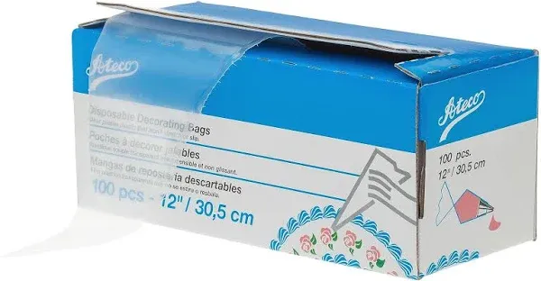 Ateco 100-Count Disposable Pastry Bags 12