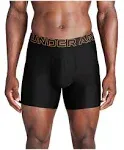 Men's Performance Tech 6" 3-Pack Boxerjock - Black, Lg, Under Armour